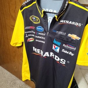 NASCAR race used pit shirt
